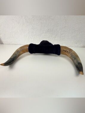 Vintage Steer Horn Wall Decor Mexico Western Rustic Coat Rack wall decor